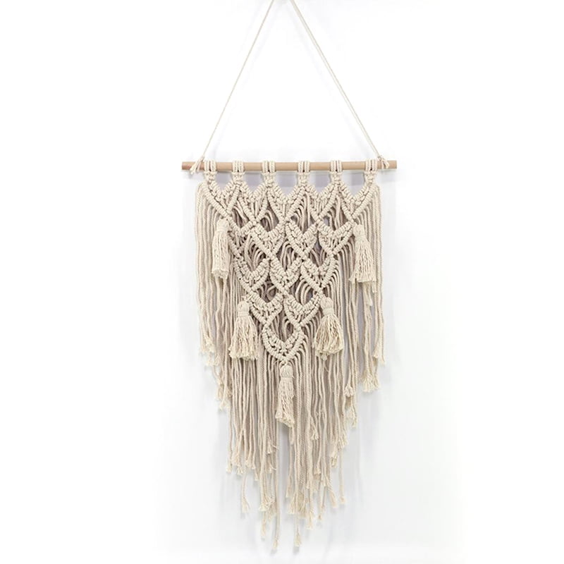Details about   Woven Macrame Wall HangingTapestry Cotton Boho Bohemian Style   Home Wall Decor 