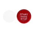 thumbnail image 4 of Ignition Button Sticker Red Carbon Fiber Ignition Start Button Cover Trim Fit For A3 A4 A5 A6 C5 C6 Q5 Q7 S6 S7, 4 of 8