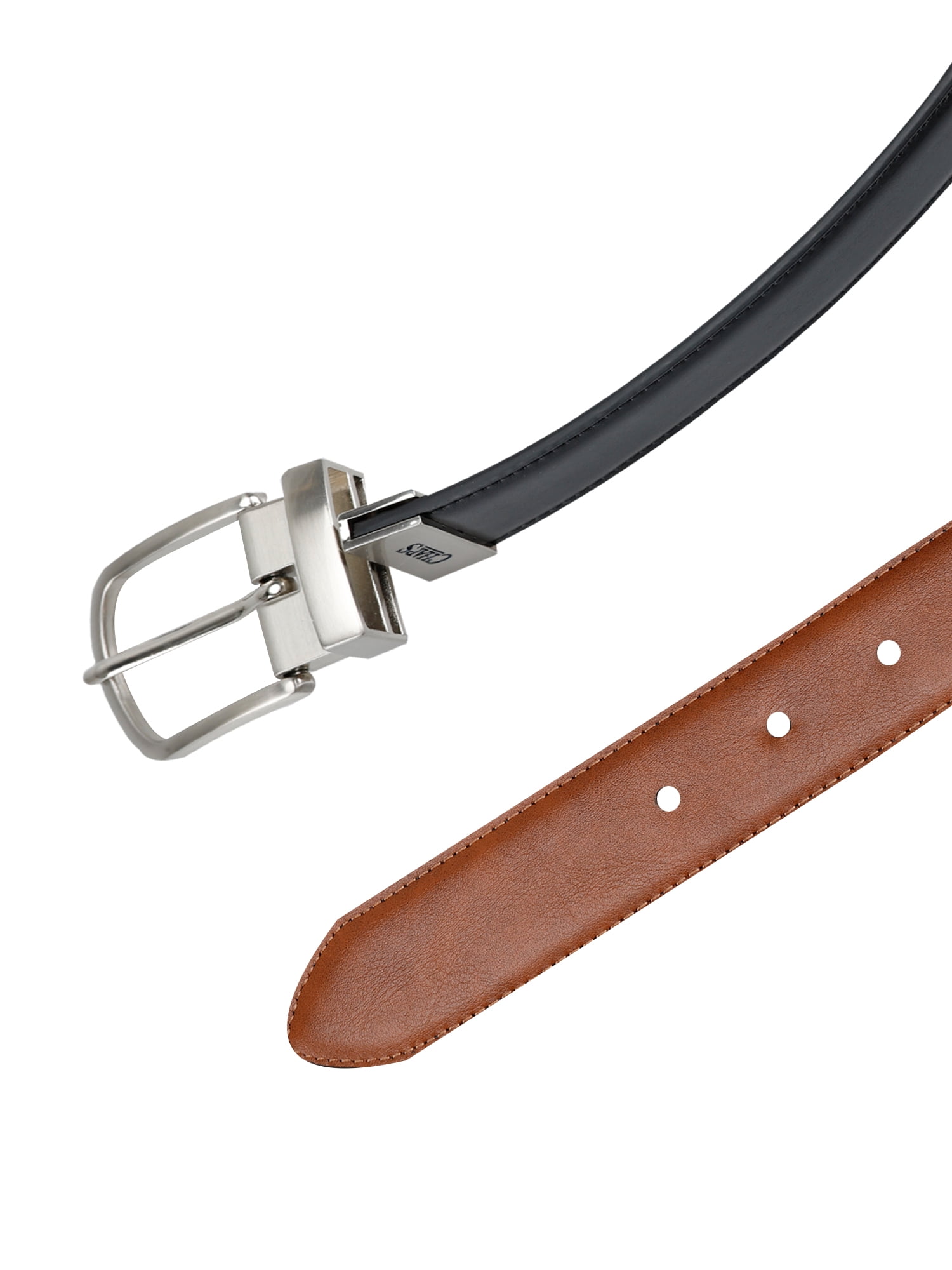 Chaps Men's Two-in-One Reversible Classic Dress Belt