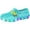 Mint Green2, variant on Gyujnb Girls Light Up Cartoon Clogs, Breathable Pull on Garden Shoes for Summer (Little Girls, Big Girls),22