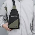 thumbnail image 4 of Mochila Bandolera Antirrobo para Hombre y Mujer | Nylon Impermeable de Gran Capacidad | Bolsa de Viaje Ligera de 30 X 17 X 4,8 Cm para Ciclismo, Uso Diario Al Aire Libre, 4 of 6