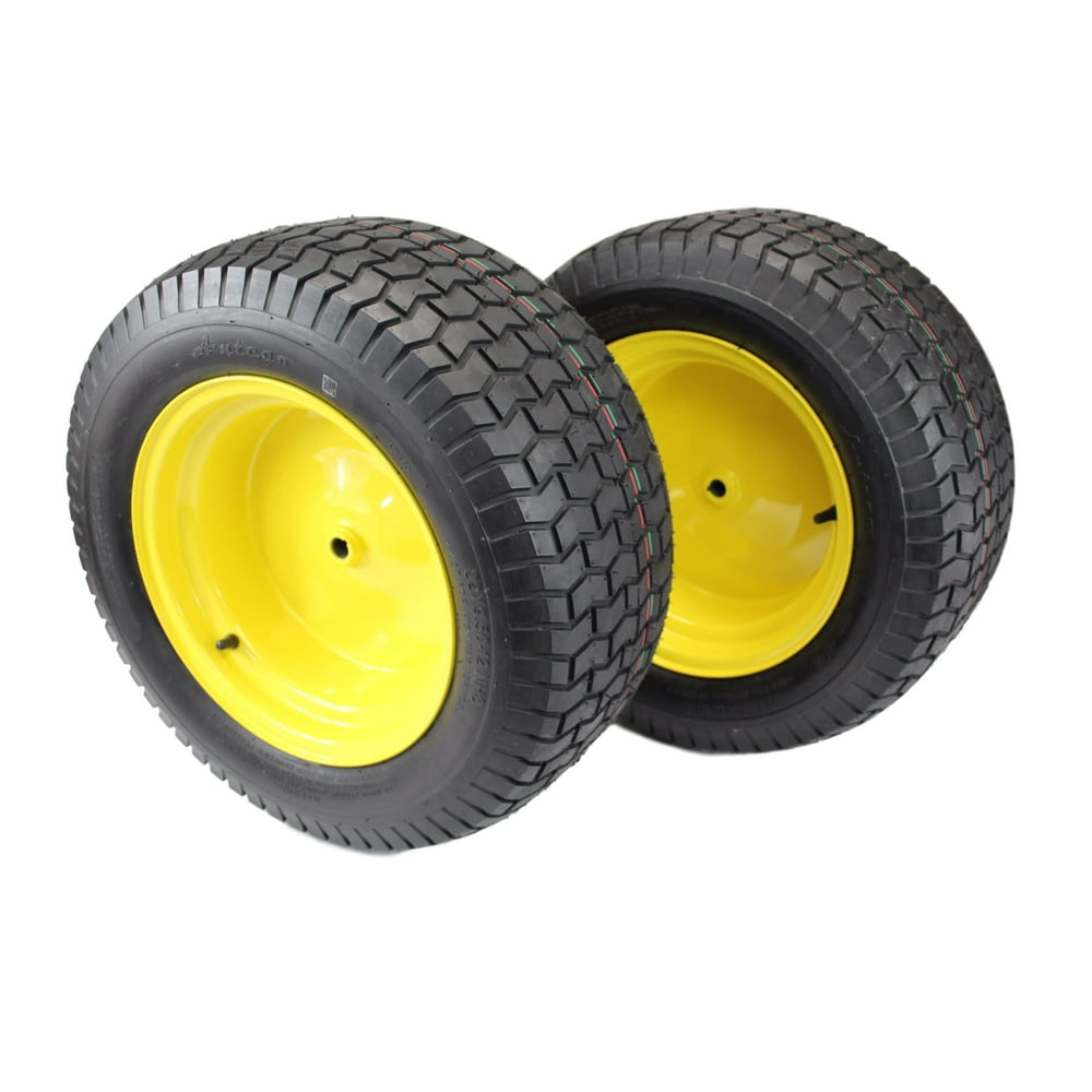 22x9.5012 4 Ply John Deere Tires & Wheels for Lawn & Garden Mower (Set