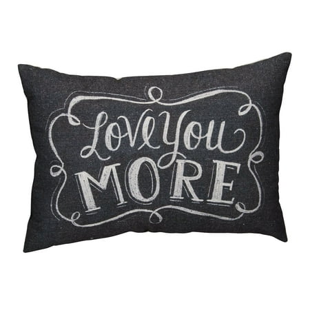 UPC 883504242400 product image for LOVE YOU MORE Chalk Decorative Throw Pillow, 19.5