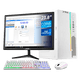 thumbnail image 1 of Computadora Escritorio Completa Xtreme PC Gaming Intel N100 16GB SSD 500GB Monitor 23.8 75Hz WIFI White ideal para punto de venta, trabajo administrativo y uso diario, 1 of 6