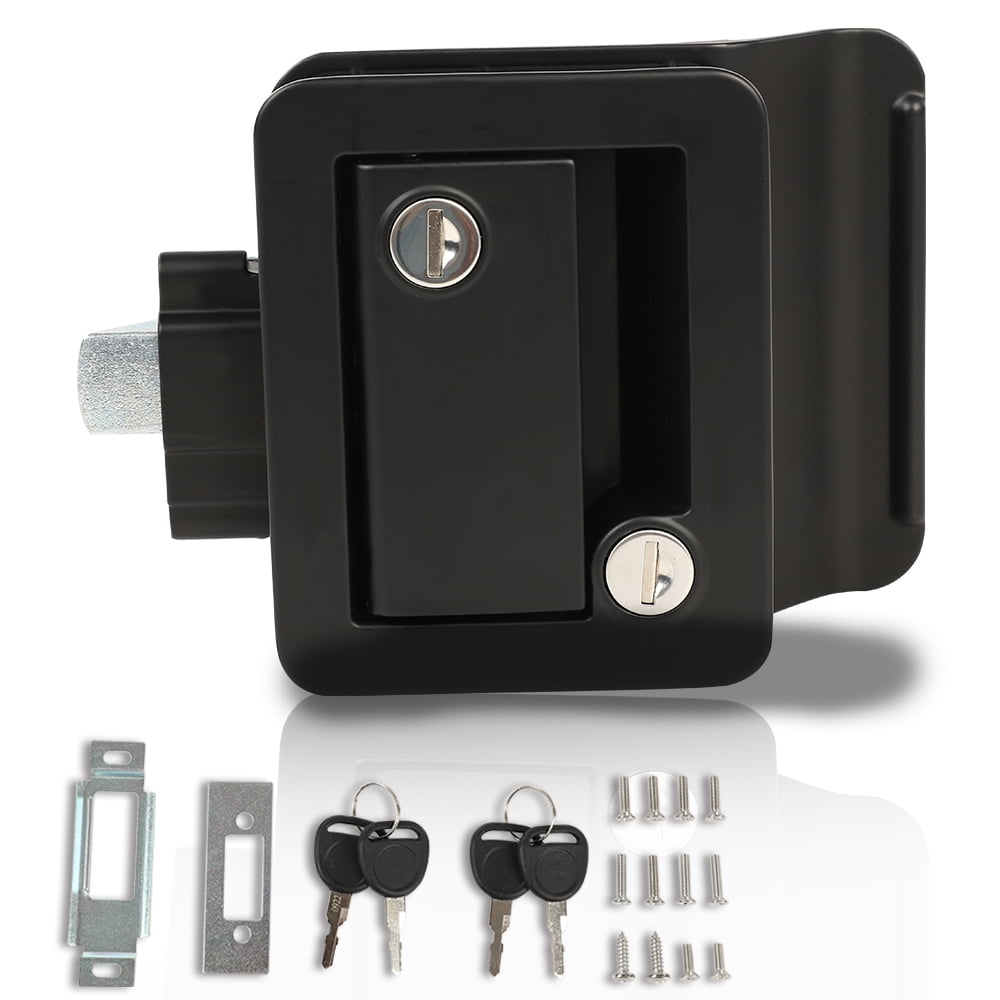 PIT66 RV Paddle Entry Door Lock Latch Handle Knob Deadbolt Camper