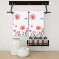 thumbnail image 2 of Eveokoki Bath Hand Towels Set of 2 Delicate Floral Soft and Absorbent Washcloths Kitchen Hand Towel for Bathroom Hotel Gym Spa, 2 of 5