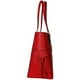 thumbnail image 2 of Michael Kors Bolso Tote Grande con Cremallera Superior y Cordón Gilly de Piel Saffiano en Rojo Brillante, 2 of 6
