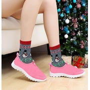 12 Pairs Pack Kids Girls Colorful Creative Fun Novelty Design Crew Socks