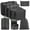 Black, variant on HonorHut 8 Set Packing Cubes Lightweight Organizer Bags Mesh Luggage Packing Bags Durable Storage Totes Travel Essentials Accessories Pink