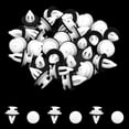 thumbnail image 2 of Unique Bargains 30Pcs 51411973500 9mm Plastic Rivets Clips Bumper Fender Fastener for BMW, 2 of 2