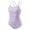 Light Purple-5, variant on One Piece Toddler Girl Swim Bathing Suits Rash Guard Tankini with Shorts Hawaiian Bikini Adjustable Straps Padded Swimwear for