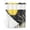Yellow, variant on No Hook Shower Curtain with Snap-in Liner, Yellow Moonlight Waterproof Fabric Bathroom Curtains, Modern Rustic Rabbits Botanical Bath Curtains & Mesh Top Window 60"x72"