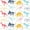 Dinosaur 05, variant on Erosebridal Cartoon Dinosaur Print Full Size Sheets for Kids, Orange White Bed Sheets, 4pcs (1 Flat Sheet, 1 Fitted Sheet and 2 Pillowcases)
