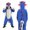Blue, variant on Dinosaur Costum𝖾 Halloween Costum𝖾s Fancy Dress Up Hooded Playsuit Jumpsuit for Girls Dinosaur Kids Boys Girls Soft Animal Jumpsuit With Hood & Tail