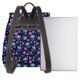 thumbnail image 3 of Disketp purple Skull flower Mochila de Cuero para Mujer, Bolso de Espalda Antirrobo con Estilo para Viaje, Trabajo y Uso Diario, 3 of 4