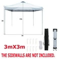 thumbnail image 2 of Dayplus 10' X 10'Portable Tent Heavy Duty Canopy Garage Carport Car Shelter Steel Frame, 2 of 5