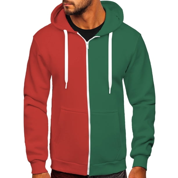 Sudadera Para Hombre Sudaderas Con Capucha de Moda Sudadera Con Cremallera Suéter de Otoño Con Deportes Casuales de Color Sólido Completo Odeerbi ODB181800