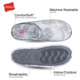 thumbnail image 3 of Hanes Womens ComfortSoft Cotton Slip On Scuff Slipper with Memory Foam, 3 of 9