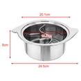 thumbnail image 4 of 1 Pce Casserole en Acier Inoxydable Multi-Usage 14/16Cm Casserole Simple Double Casserole Ramen Pièces de Rechange Cuisine, 4 of 7