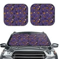 thumbnail image 2 of Windshield Sun Shade, funny halloween pumpkins Foldable Car Sun Shade Windshield for Front, 2 Pieces, 2 of 7