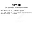 thumbnail image 2 of Transit Auto Front Rear Hub Bearings Assembly Disc Brake Rotors and Ceramic Pads Kit (10Pc) for Car Mazda CX-5 - Left Right Side (Driver Passenger) KBB-110463, 2 of 11