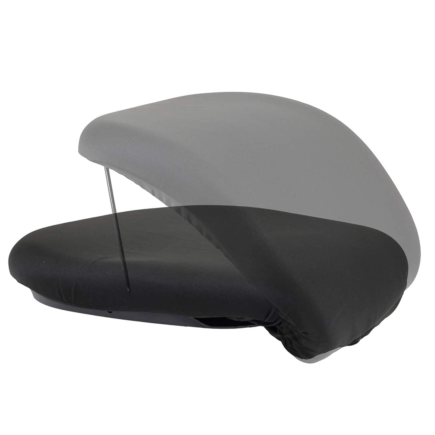 Carex Manual Adjustable Lifting Cushion, Black, 350 lb Limit