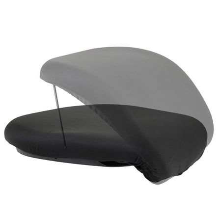 Carex Manual Adjustable Lifting Cushion, Black, 350 lb Limit