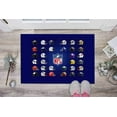 thumbnail image 5 of Floor Rug, Printed Rugs, Gym Rug, Trendy Rugs, Gift Rugs, American Football Rug, Gift For Him Rug, Navy Blue Rug, Saloon Rugs, Decorative Rug, 2.6'x4' - 80x120 cm, 5 of 9