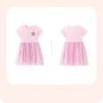 thumbnail image 4 of Bellafa Toddler Girls Tutu Dresses Ruffle Short Sleeve Summer Dress Prinecess Unicorn Birthday Party Tulle Dress 2-7Y, 4 of 8