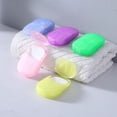 thumbnail image 2 of hengsof 20 Pcs Papier Savon Jetable Coloré Nettoyant pour les Mains Parfum Mini Papier Savon Coloré pour l'École Intérieur, Extérieur, Voyage, Camping Randonnée, Papier Savon, Savon de Voyage, Soins des Pieds et des Mains, 2 of 2