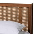 thumbnail image 5 of Baxton Studio Aveena Mid-Century Modern Walnut Brown Finished Wood Queen Size Platform Bed, 5 of 9