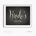 thumbnail image 3 of Bride & Groom's Suite Black Vintage Chalkboard Wedding Party Signs, 2-Pack, 3 of 3