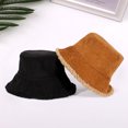 thumbnail image 4 of Fishman Hat Warm Bucket Hat Plush Basin Hat Winter Hat and Autumn for Men and Women, 4 of 7