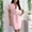 Pink, variant on Amzcrzy Dresses for Women Sundresses for Women Womens Dresses Women's Fashionable Summer-neck Double Breasted Ins Style Lace Up Dress Summer Dress