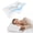 White, variant on Nalqet 24.4×14.6 inch Memory Foam Cervical Neck Pillow – Provides Effective Pain Relief, Extremely Comfort, and Ergonomic Support for Side/Back/Stomach Sleepers, Grey