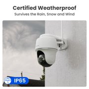 Reolink Go PT Plus 2K+ 4G LTE Battery Security Camera, Smart Detection, Color Night Vision, Pan Tilt & Auto Tracking