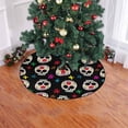thumbnail image 2 of FMSHPON Skulls Xmas Christmas Tree Skirt Stand Mat for Holiday Party Decoration Indoor Outdoor 48 inches, 2 of 3