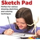 thumbnail image 2 of Sketch Pad 9"X12"-60 sheets SHIRET Hogar, 2 of 2