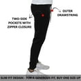 thumbnail image 2 of 2 Pack Mens Fleece Jogger Pants, 2 of 3