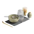 thumbnail image 1 of Juego de 7 piezas de té matcha japonés, juego completo de matcha ceremonial japonés con cuchara de té, juego de batidor de matcha japonés para oficina Verde, 1 of 5