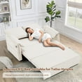 thumbnail image 6 of 62.9" Pull Out Sofa Bed,3-in-1 Pull Out Couch with 5-Position Adjustable Backrest,Convertible Sleeper Sofa Bed with Storage & USB, 6 of 10