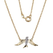 Forever Facets Diamond Accent Bird Necklace