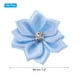 thumbnail image 2 of Uxcell 1.2 Inch Small Ribbon Flowers Satin Ribbon Flowers Mini Fabric Flowers Light Blue 50 Pcs, 2 of 7