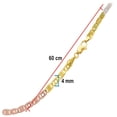 thumbnail image 2 of Cadena Horoz Valentina 60cm Chapa 18K Florentina, 2 of 5