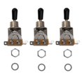 thumbnail image 1 of 3 piezas Yootones - Interruptor de palanca para guitarra corta y recta de 3 vías compatible con guit, 1 of 5