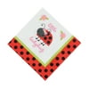 Little Ladybug Lunch Napkins - Party Supplies - 16 Pieces