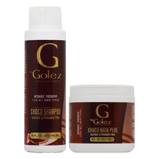G Ma Golez Intensive Theraphy Choco Champú y Mascarilla 16oz""Set""