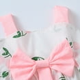 thumbnail image 5 of Edvintorg 1-4 Years Baby Dresses for Girls Toddler Kids Baby Girls Summer Cute Floral Print Slip Dress Bowknot Princess Dress, 5 of 7