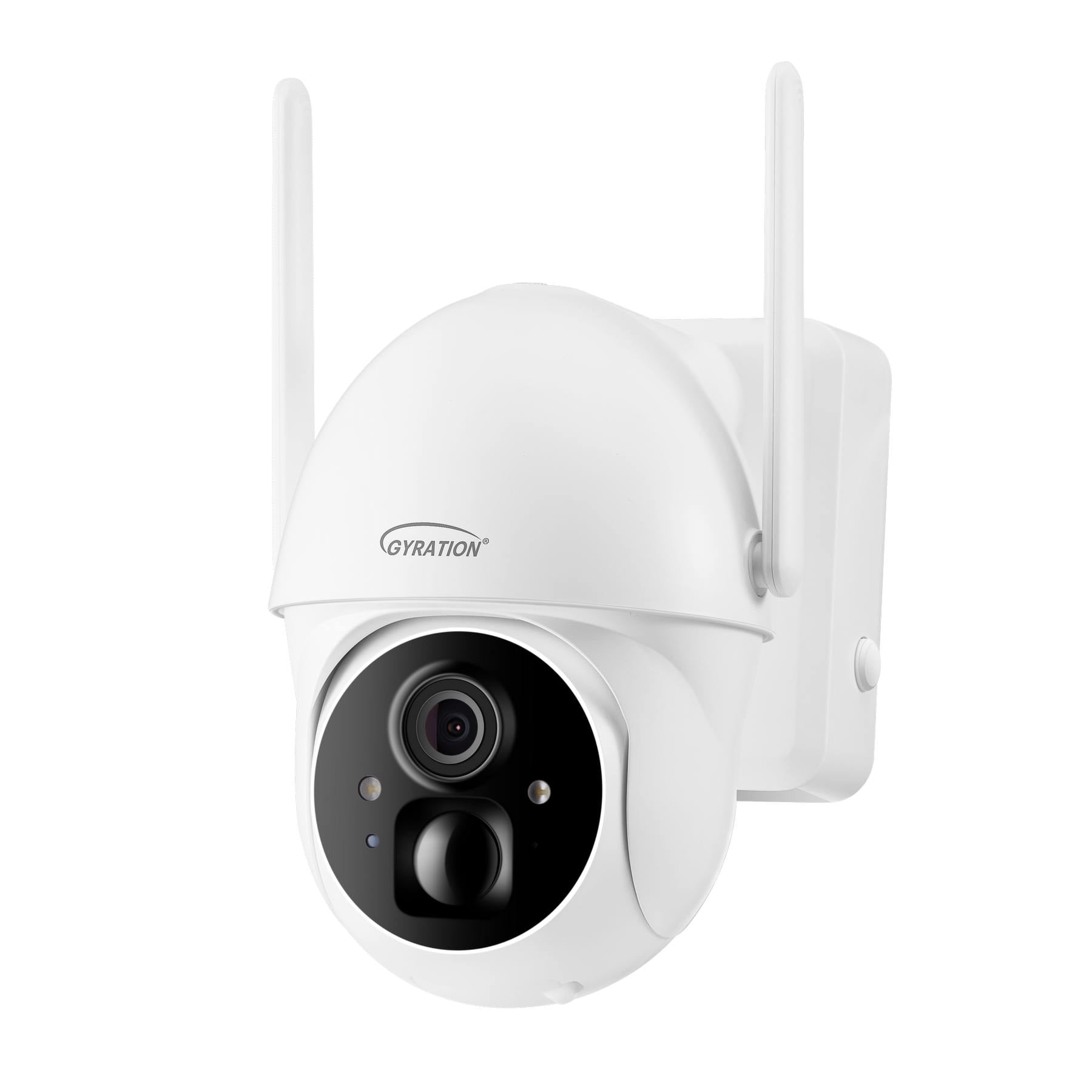 360 Degree Smart WiFi Wireless PTZ Dome Security Camera with Solar Panel, 2 Way Audio, IP65, AI Detection, Cloud Storage, 2.4Ghz WiFi, Works with Alexa & Google Home