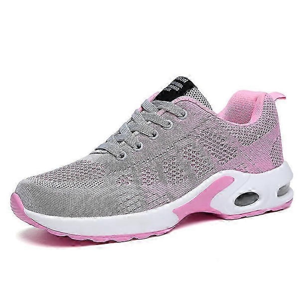Women's Outdoor Pink Running Sneaker Sports Shoes Trainers Casual Shoes Hiking Shoes E